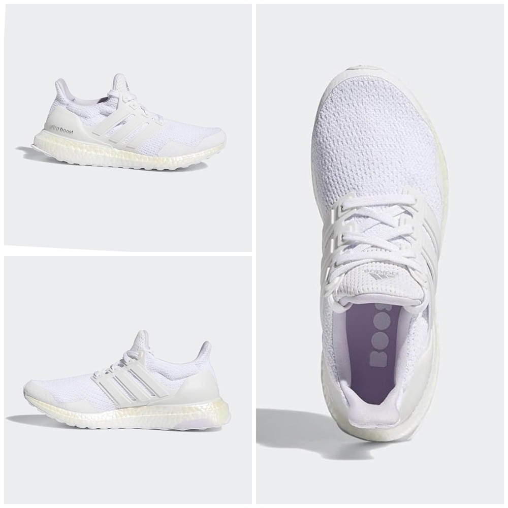 $180 Adidas Women’s Ultra Boost 1.0 White Iride Running Shoes Sneakers Size 6.5